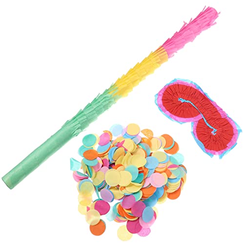Zerodeko Für Kinder 1 Set Pinata- Stick Und Augenbinde- Set mit Rundem Konfetti für Pinata- Kindergeburtstag Jubiläumsfeier Dekoration Gaming- Thema Haustierparty Fiesta- Versorgung Zerodeko Für Kinder 1 Set Pinata- Stick Und Augenbinde- Set mit Rundem Konfetti für Pinata- Kindergeburtstag Jubiläumsfeier Dekoration Gaming- Thema Haustierparty Fiesta- Versorgung von Zerodeko