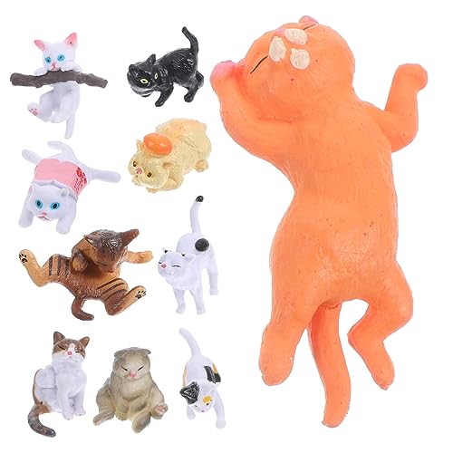 Zerodeko Miniatur Katzenfiguren Detailreiche Tischdeko Für Katzenliebhaber üße Kleine Kätzchen Ornamente Für Das Zuhause Und Puppenhaus Perfekte Garten Und von Zerodeko