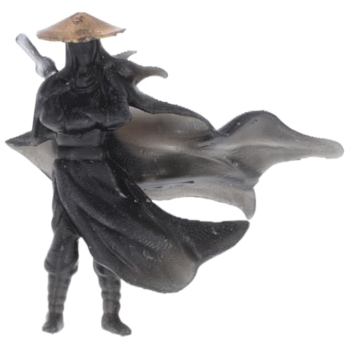 Zerodeko Miniatur-Ninja-Figur Japanische Zen-Gartenstatue Aus Kunstharz Winzige Figur Kimono-Modell Für Aquarium-Bonsai-Aquarium-Dekoration von Zerodeko