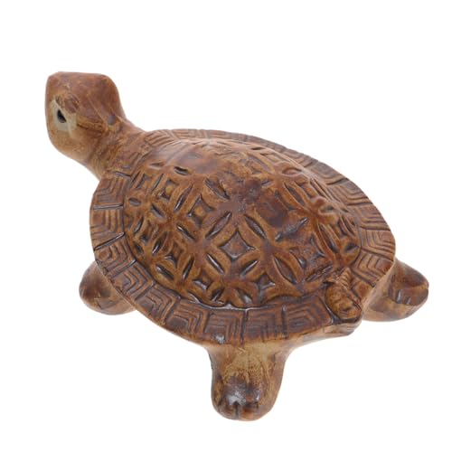 Zerodeko Schildkröten-Ornamente Schildkrötenfigur Aquarium Dekoration realistische Schildkrötenmodelle Meerestierfiguren künstliche Schildkrötenverzierung Simulation Tierfigur Keramik von Zerodeko