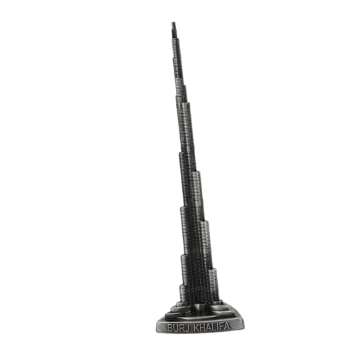 Burj Khalifa Tower-Modell, Exquisite Details Burj Khalifa Tower-Ornament für Zuhause (18 cm) von Zerodis