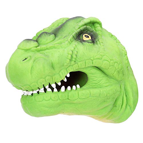 Dinosaurier Handpuppe hohe Simulation Cartoon Dinosaurier Handpuppe Puppe Handschuhe erzählen Geschichte Spielzeug Geschenk für Kinder(Grün) von Zerodis