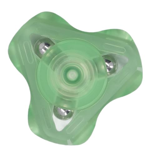 Gyroskop-Dekompressionsspielzeug, Glättendes Rotierendes 3-Blätter-Fingerspitzen-Gyroskop für zu Hause (Green) von Zerodis