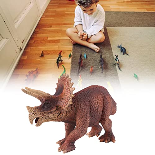 Zerodis Realistische Dinosaurier Triceratops Figuren Pädagogisch Spielzeug Spielfiguren Realistische Prähistorische Robuste Dinofigur für Junge Partyzubehör Lernstoffe (#1) von Zerodis