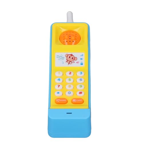 Zerodis Baby-Handyspielzeug, Baby-Lernspiel-Handy-Musikspielzeug für Kleinkinder (Blue) von Zerodis