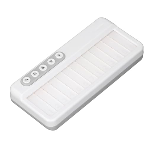 Zerodis Baby-Klavierspielzeug, Sound, Leuchtende Bunte Lichter, Kleinkind-Musikspielzeug, Tastatur für und Mädchen ab 1 Jahr (White) von Zerodis