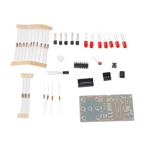 Zerodis Elektronisches Würfel -Kit, 4,5 Bis 5 V Simulierte LED -Würfel -Set Elektrisches Schaltkreis -Zähler -Kit Einfacher Montage Ideal für und Hobbyisten Brettspiele Partys Zerodis Elektronisches Würfel -Kit, 4,5 Bis 5 V Simulierte LED -Würfel -Set Elektrisches Schaltkreis -Zähler -Kit Einfacher Montage Ideal für und Hobbyisten Brettspiele Partys von Zerodis