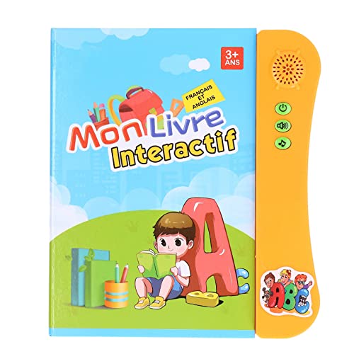 Zerodis Französisch Englisch Sound Buch Bildungsspielzeug, Mehrere Lernmodi Zum Lesen und Lernen, Cartoon -Muster für die Erkennung von Fähigkeiten, Tragbares Design für Geburtstagsgeschenk (ORANGE) Zerodis Französisch Englisch Sound Buch Bildungsspielzeug, Mehrere Lernmodi Zum Lesen und Lernen, Cartoon -Muster für die Erkennung von Fähigkeiten, Tragbares Design für Geburtstagsgeschenk (ORANGE) von Zerodis