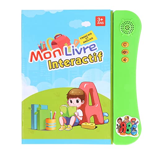 Zerodis Französisch Englisch Sound Buch Bildungsspielzeug, Mehrere Lernmodi Zum Lesen und Lernen, Cartoon -Muster für die Erkennung von Fähigkeiten, Tragbares Design für Geburtstagsgeschenk (Green) Zerodis Französisch Englisch Sound Buch Bildungsspielzeug, Mehrere Lernmodi Zum Lesen und Lernen, Cartoon -Muster für die Erkennung von Fähigkeiten, Tragbares Design für Geburtstagsgeschenk (Green) von Zerodis