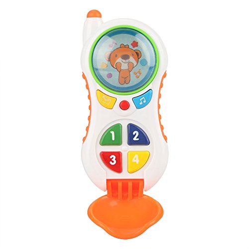 Zerodis Handy Spielzeug Baby Lern Handy mit Ton und Licht Kinderanruf Kinder Rollenspiele Spielzeug für Kinder und Mädchen von Zerodis