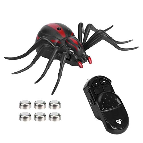 Infrarot RC Spider Toy, hoch simulierte ferngesteuerte Insekten Spielzeug Electric Fake Scary Funny Trick Insekten Spielzeug für Party Halloween Weihnachten von Zerodis