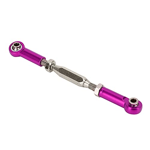 Zerodis Modellauto-Zubehör, 6 Stück, 81 Mm, Verstellbar, Geeignet für RedcatEPX, 6 X RC-Spurstangen, 81–96 Mm Länge, 5 Farben (PURPLE) von Zerodis