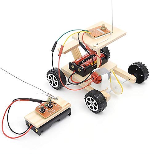 Zerodis Auto Modell DIY Montiert RC Auto Spielzeug Elektrische Fernbedienung Fahrzeug Kit Kinder Handgemachte Playset Pädagogisches Experiment Set für Kinder von Zerodis