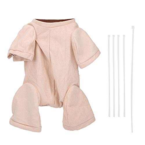 Zerodis Newborn Baby Doll Cloth Kit, DIY Newborn Doll Stoff Stoff Körperzubehör High Simulation Doll Making Supplies für 3/4 Arme und 3/4 Beine(20 Inch) von Zerodis