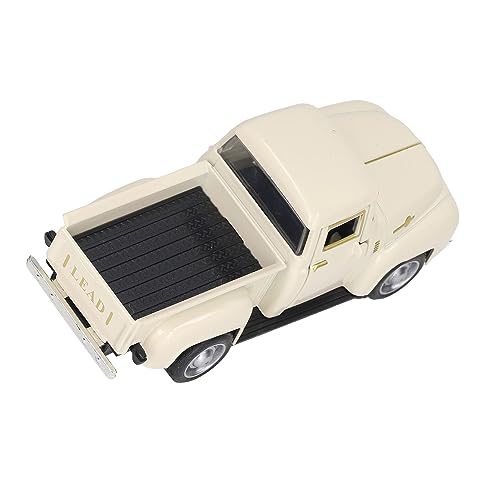 Zerodis Pickup-Truck-Modell, Klassisches Pickup-Truck-Modell 1:32 Figur Vintage Druckguss für Neujahr (Beige) von Zerodis