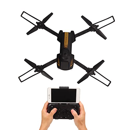 Zerodis Quadrocopter, 2,4-GHz-Drohne, 4K-Dural-Kamera, Optische Flusspositionierung für Jungengeschenke (Schwarz) von Zerodis