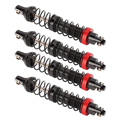 Zerodis RC-Stoßdämpfer-Dämpfer, hochfester RC-Auto-Dämpfer mit Zwei Abschnitten aus Aluminiumlegierung, 4 Stück für RR10 80mm Zerodis RC-Stoßdämpfer-Dämpfer, hochfester RC-Auto-Dämpfer mit Zwei Abschnitten aus Aluminiumlegierung, 4 Stück für RR10 80mm von Zerodis