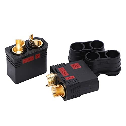 Zerone QS8-Stecker- und Buchsen-Set, RC-Batterie-ESC-Stecker für Ferngesteuerte Modelle, Hohe Leistung, Starke Kompatibilität von Zerone