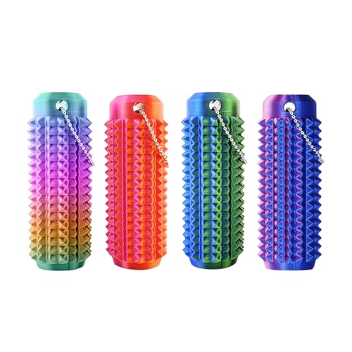 4 Stücke Schlüsselanhänger Fidl Bitz Kleines Spielzeug, Tragbares Design Fidget Toys für Büro Mitarbeiter Stressabbau, Fokus und Angstlinderung, ADHS Spielzeug für Erwachsene 4 Stücke Schlüsselanhänger Fidl Bitz Kleines Spielzeug, Tragbares Design Fidget Toys für Büro Mitarbeiter Stressabbau, Fokus und Angstlinderung, ADHS Spielzeug für Erwachsene von ZesNxj