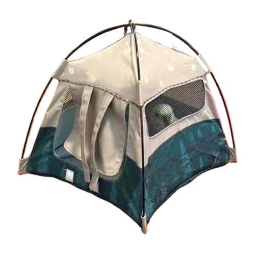 Camping Puppen, Leicht Zu Tragen, Oxford-Stoff + Nylon Fotografie Requisiten Für Eine Spielzeugausstellung, Miniatur-Campingausrüstungsmodell, 18,5 X 18,5 Cm von Zestivra