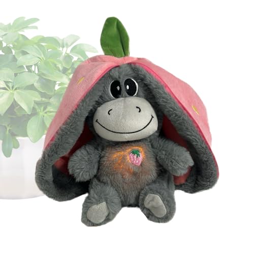 Zestivra Plüsch mit einem beruhigenden Kuschelpuff von Früchten, Plüschspielzeug mit Cartoon-Motiv | Bewegungslichter, beruhigende Musikgeräusche, sensorische Entwicklung des PE Zestivra Plüsch mit einem beruhigenden Kuschelpuff von Früchten, Plüschspielzeug mit Cartoon-Motiv | Bewegungslichter, beruhigende Musikgeräusche, sensorische Entwicklung des PE von Zestivra