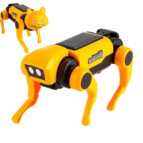 Zestivra Robot Dog Kit -Solf -Roboter -Maschine Spielzeug, intelligentes Roboter -Hund -Hundespielzeug Total Power Robot Kit, wissenschaftliches Experiment -Kit Metic Dog Education Science Kit von Zestivra