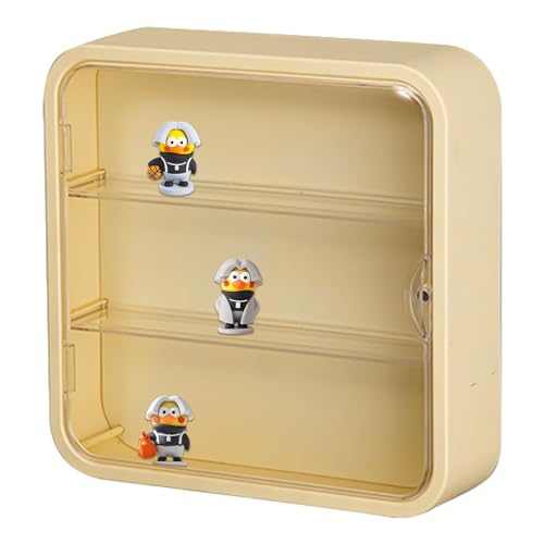 Figuren-Vitrine – Sammelfiguren-Etui, Actionfiguren-Vitrine | 3-lagige staubdichte Aufbewahrungsbox, Display-Box mit magnetischer Tür, Figuren-Display für Puppen, 30 x 8 cm von Zestvria