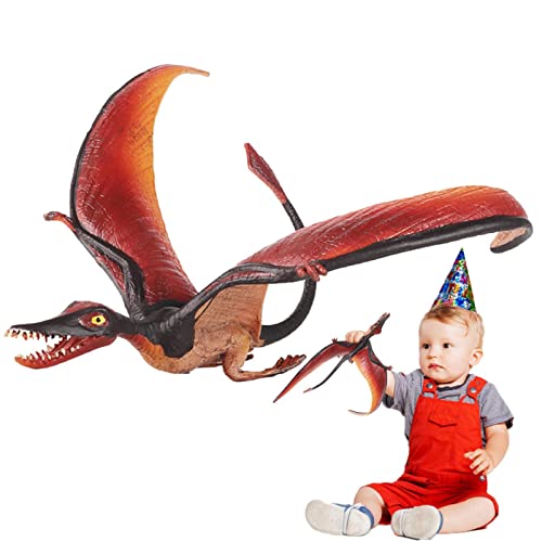 Zestvria Dinosauro Pterodattilo Spielzeug - Statuetta Volante Realistica | Pterodattilo -Spielzeugfigur, Figur Pterosauro -Sammlung, Bildungsspielzeug von Dinosaurier für Mädchen von Zestvria