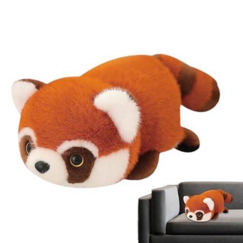 Zestvria Niedliche Reversible Plüsch - Reversible Panda Plush Toy, Panda Doll Animal Doppelseitigem Design | Flippable Red Panda Für Kinder, Heimdekoration Und Geburtstag, Weiches Doppelseitiges von Zestvria