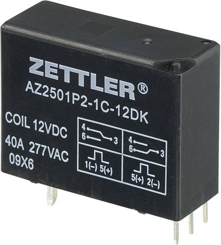 Zettler Electronics AZ2501P2-1C-12DK Printrelais 12 V/DC 50A 1 Wechsler 1St. von Zettler Electronics