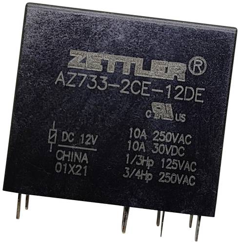 Zettler Electronics AZ733-2CE-6DE Printrelais 6 V/DC 12A 2 Wechsler 1St. von Zettler Electronics