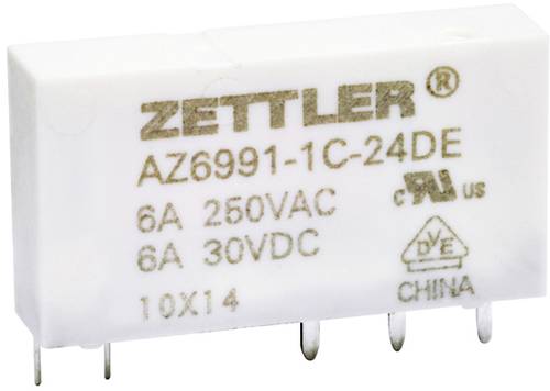 Zettler Electronics AZ6991-1C-12DE Printrelais 12 V/DC 8 1 Wechsler von Zettler Electronics