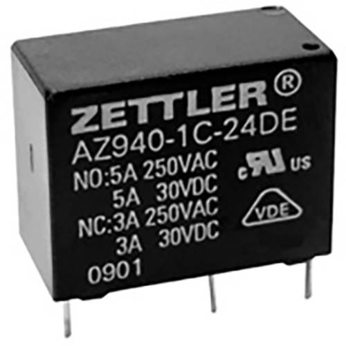 Zettler Electronics AZ940-1AB-24DS Printrelais 24 V/DC 10A 1 Schließer von Zettler Electronics