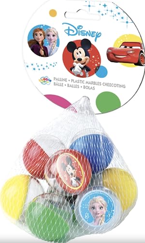 Dulcop-Kugeln aus Kunststoff, 9 Kugeln Multi Property – Sortiment von Cartoons Minnie Mickey Cars Frozen Toy Story von Zeus Party