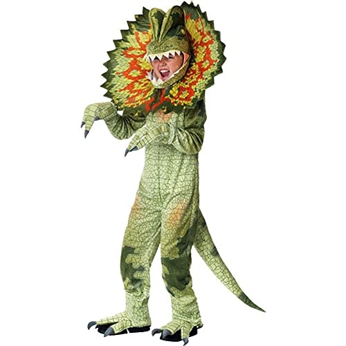 Zghhc 1 Set Karneval Kinder Kostüme Kreative Triceratops Kostüm Lebensechte Dinosaurier Overall Cosplay Kostüm Karneval Party Requisiten Für Kind von Zghhc