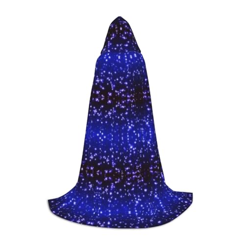 ZhanGM Bright Stars Kapuzenumhang – perfekt für Rollenspiel-Kostüme, Weihnachten, Bühnenkostüme, Maskerade, Halloween, Ostern von ZhanGM