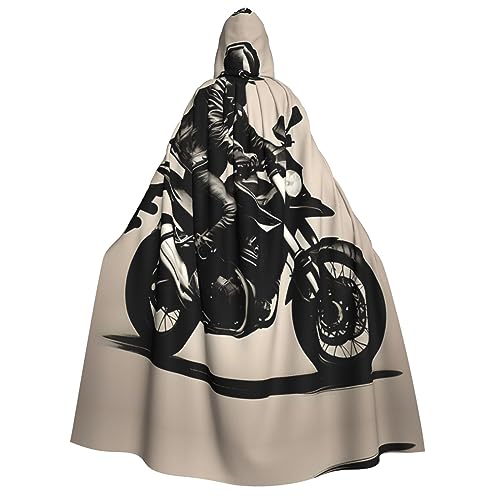 ZhanMg Rider Silhouette Kapuzenumhang für Erwachsene - Cosplay Weihnachten Umhang Robe für Halloween, Ostern, Karneval, Partys, Maskerade von ZhanMg