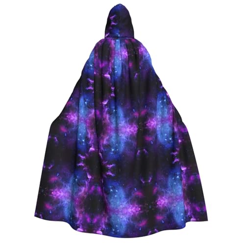 ZhanMg Universe Galaxy Star Space Kapuzenumhang für Erwachsene - Cosplay Weihnachten Umhang Robe für Halloween, Ostern, Karneval, Partys, Maskerade von ZhanMg