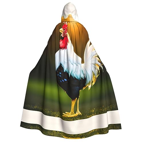 ZhanMg printidea1688440585138 Kapuzenumhang für Erwachsene - Cosplay Weihnachtsumhang Robe für Halloween, Ostern, Karneval, Partys, Maskerade von ZhanMg