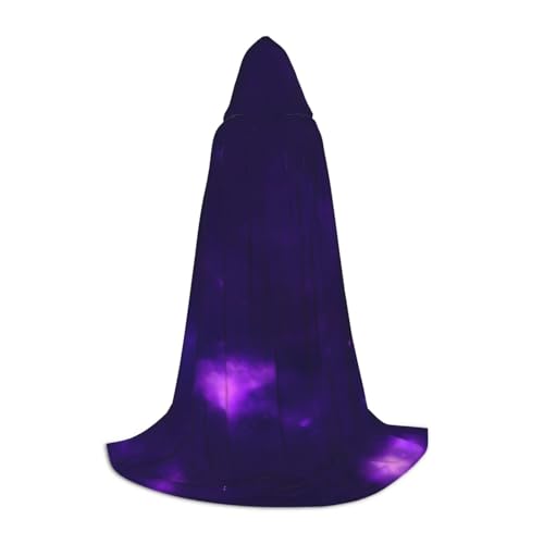 Zhangm Magic Galaxy Sky Unisex Kapuzenumhang - Perfekt für Rollenspiele Kostüm Cosplay Weihnachten Umhang Robe Halloween Ostern Karneval von Zhangm