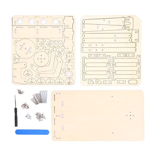 Roboterarm-Bauspielzeug, Mechanisches Holzmodell, Werkzeugset, Pädagogischer Wissenschaftsbausatz, Geschenke für 8-, 9-, 10-, 11- und 12-jährige Jungen und Mädchen von Zhangpu