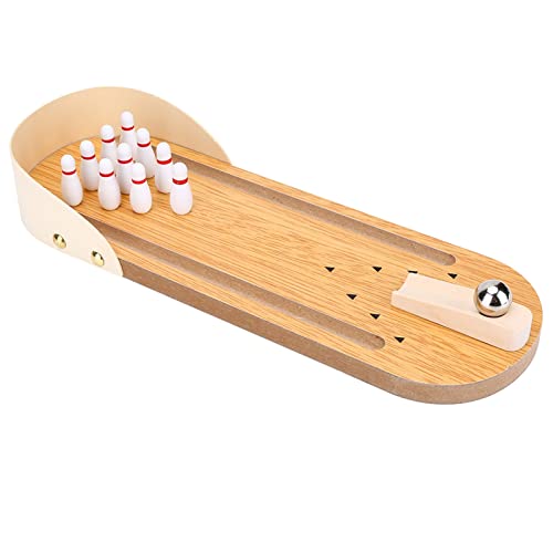 Tisch-Mini-Bowlingspiel, Spielzeug, Sport-Bowling-Tischspiel, Mini-Desktop-Bowling-Spielzeugspiele für Zuhause, Büro und Partys von Zhangpu