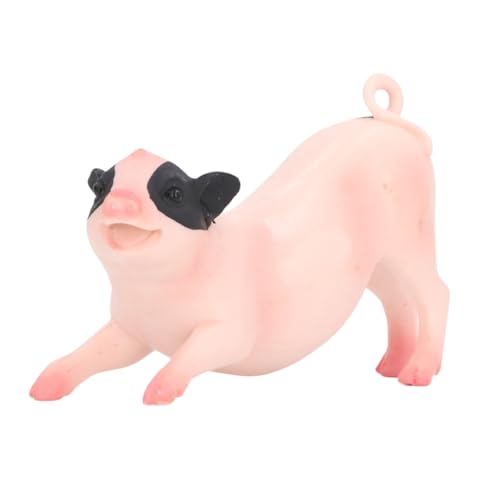 Zhangpu Schweinemodell, Simulation Schweinehaltung, Spielfiguren, Lernspielzeug, Spielfigurensammlung, Ornamente, Dekoration, (Liegendes Schwein) von Zhangpu