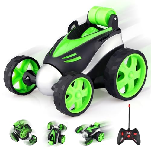 Zhcuves Ferngesteuertes Auto Stunt, Kinder Spielzeug ab 3 4 5 6 7 8 Jahre Mini RC Car Fernbedienung Geburtstag Ostern Geschenk Kleinkinder Junge Mädchen Kinderspielzeug Elektrisch Fahrzeug von Zhcuves