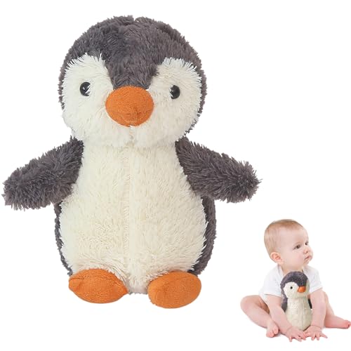 Kuscheltier Pinguin, 23 cm Plüschtier für Kinder, Flauschiger Stofftier zum Kuscheln und Spielen, Süße Plüschtiere, Pinguin Plushie, Kuscheltiere Mädchen, Stuffed Animals für Jungen Mädchen Geschenke von Zhlearda