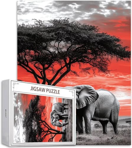 Puzzle 100 Teile Afrika Puzzle Erwachsene, DIY Groß Puzzelmatten, Holzpuzzle für Erwachsene und Kinder ab 12 Jahren Wooden Jigsaw Elefant Geschicklichkeitsspiel für Die Ganze Familie, Geschenke D-623 Puzzle 100 Teile Afrika Puzzle Erwachsene, DIY Groß Puzzelmatten, Holzpuzzle für Erwachsene und Kinder ab 12 Jahren Wooden Jigsaw Elefant Geschicklichkeitsspiel für Die Ganze Familie, Geschenke D-623 von Zhlpjecc