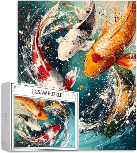 Puzzle Wellen Puzzle 200 Teile, Holzpuzzle Erwachsene, Mehrfarbig Holzpuzzle, Klassische Puzzles Goldfisch Wooden Jigsaw für Erwachsene Und Kinder 14 Jahren, Geschenke Home Wand Dekor 35x25cm D-644 Puzzle Wellen Puzzle 200 Teile, Holzpuzzle Erwachsene, Mehrfarbig Holzpuzzle, Klassische Puzzles Goldfisch Wooden Jigsaw für Erwachsene Und Kinder 14 Jahren, Geschenke Home Wand Dekor 35x25cm D-644 von Zhlpjecc