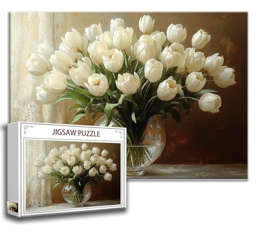 Blume Puzzle 200 Teile Kinder, Jigsaw Puzzle Blume Puzzle Erwachsene, Junge, Mädchen, Geschicklichkeitsspiel für Die Ganze Familie, Klassische Holzpuzzle für Wand Zimmer Deko Wohnzimmer, Geschenke R-3 von Zhngzoyn