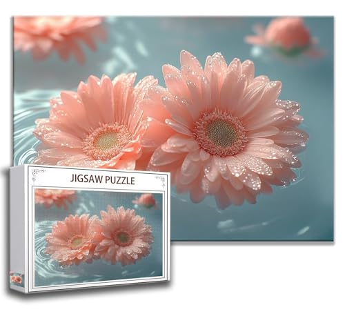 Blume Puzzle 300 Teile Kinder, Jigsaw Puzzle Blume Puzzle Erwachsene, Junge, Mädchen, Geschicklichkeitsspiel für Die Ganze Familie, Klassische Holzpuzzle für Wand Zimmer Deko Wohnzimmer, Geschenke X-4 von Zhngzoyn