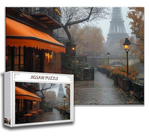 Paris Puzzle 200 Teile Kinder, Jigsaw Puzzle Stadt Puzzle Erwachsene, Junge, Mädchen, Geschicklichkeitsspiel für Die Ganze Familie, Klassische Holzpuzzle für Wand Zimmer Deko Wohnzimmer, Geschenke Q-3 von Zhngzoyn